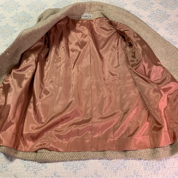 Herman Kay Petite Waist Length Vintage Wool Blend Lined Coat Made in USA #H001 - Picture 6 of 8